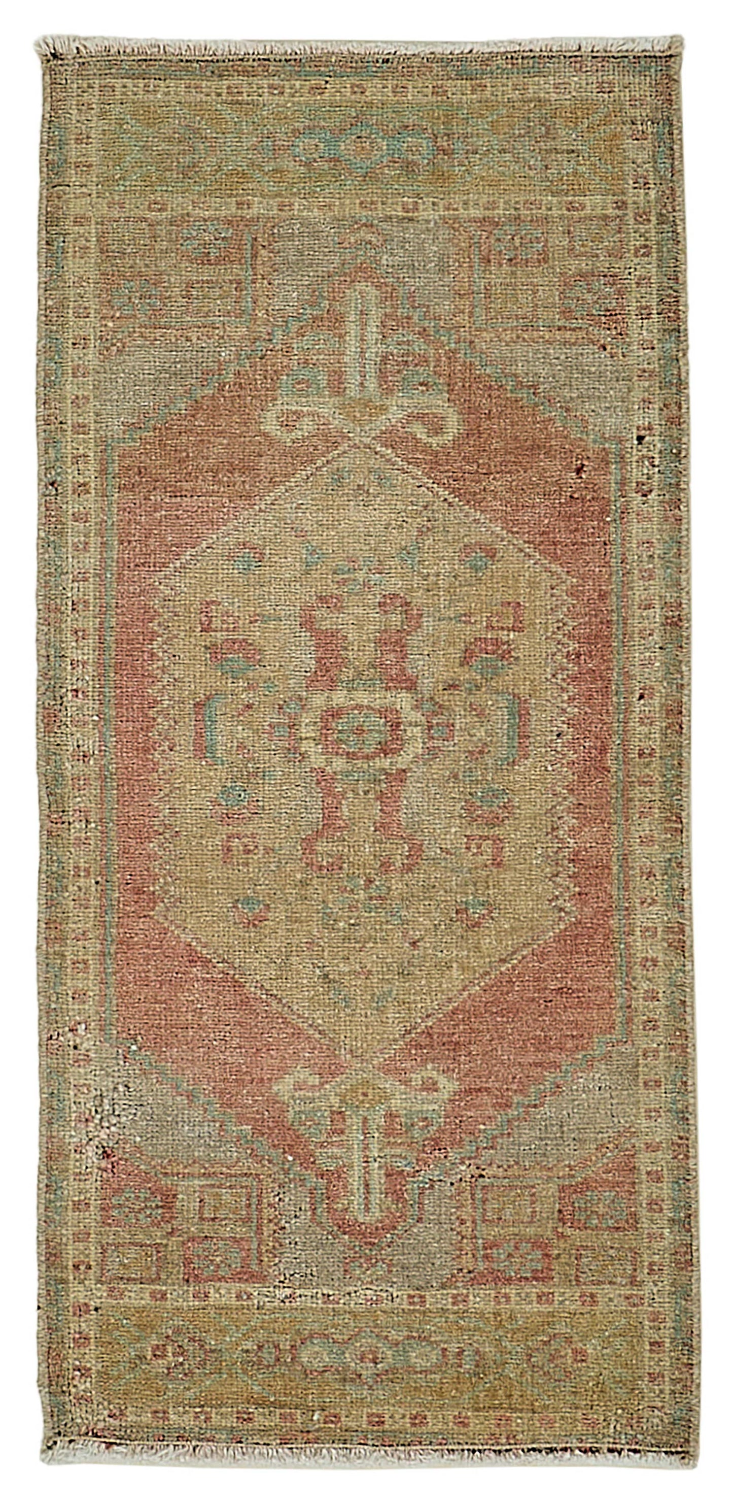 1x3 Vintage Turkish Small Rug – 50797