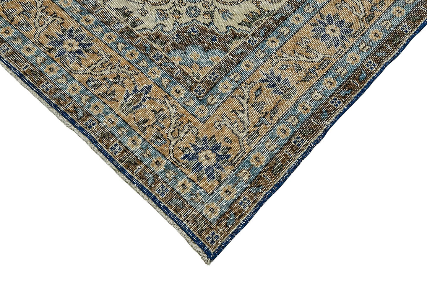 7x10 Hand-Knotted Turkish Vintage Rug - 50817