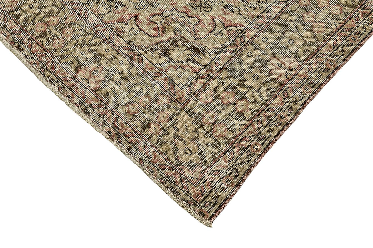7x10 Hand-Knotted Turkish Vintage Rug - 50820