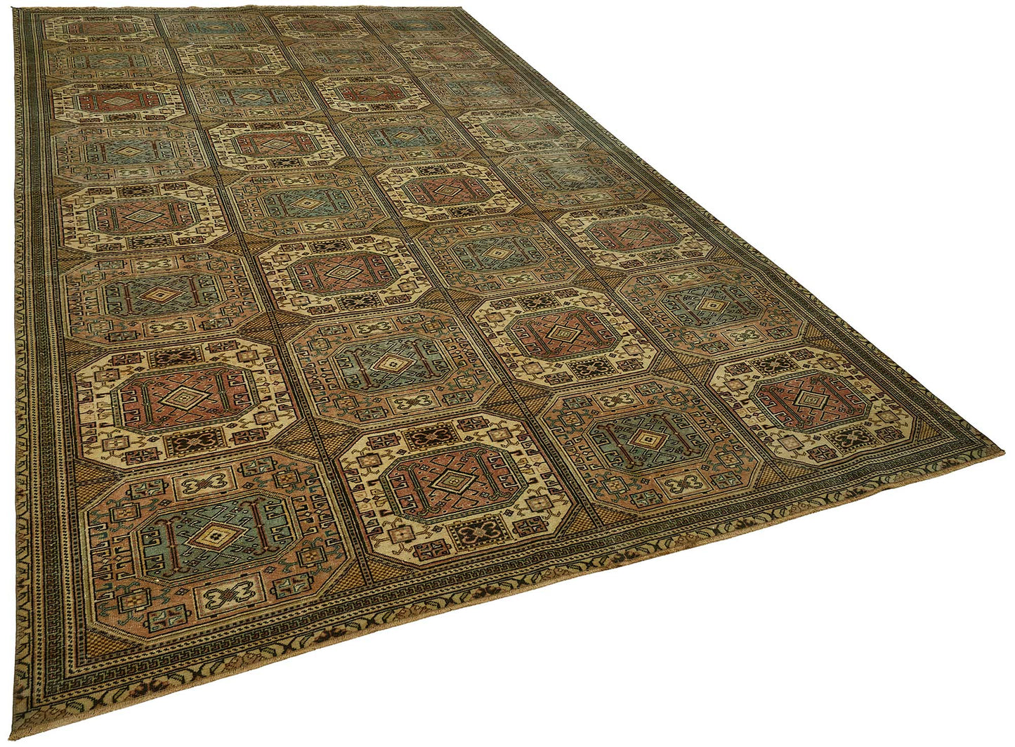 7x12 Hand-Knotted Vintage Rug - 50988