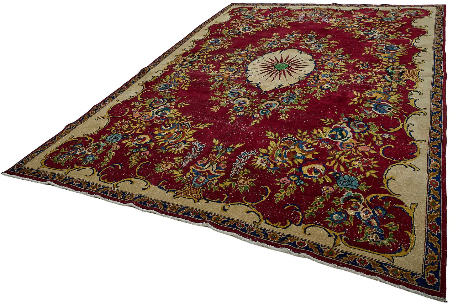 8x14 Hand-Knotted Vintage Rug - 50990