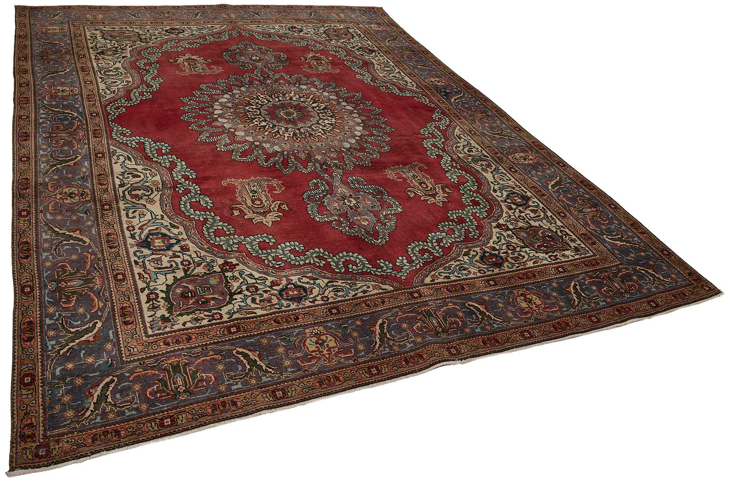 9x12 Hand-Knotted Vintage Rug - 50991