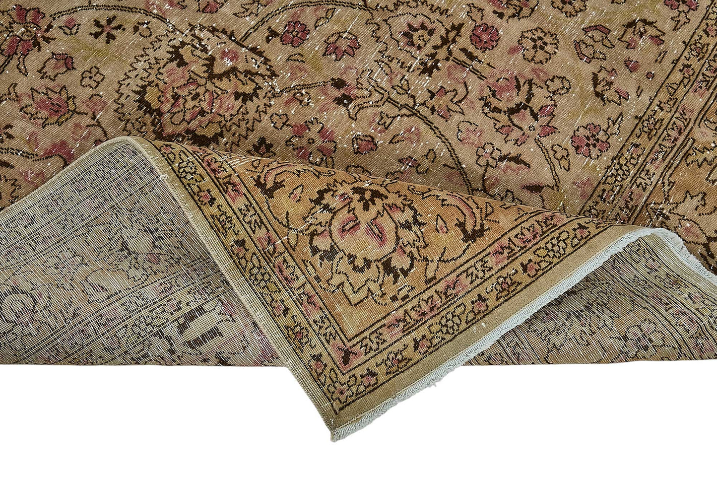 6x10 Hand-Knotted Vintage Rug - 50996