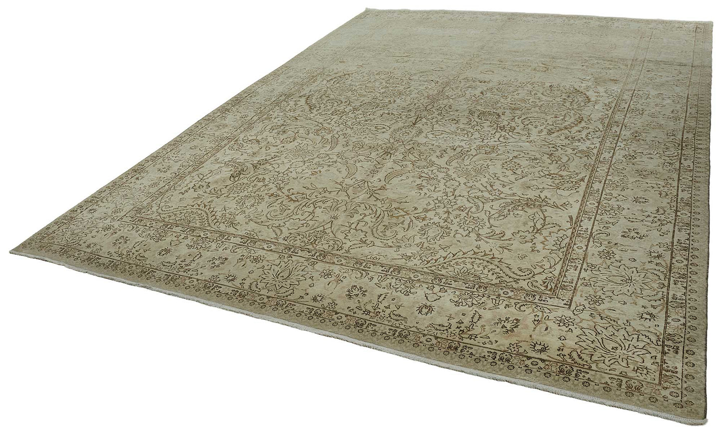 11x17 Hand-Knotted Vintage Rug - 51006