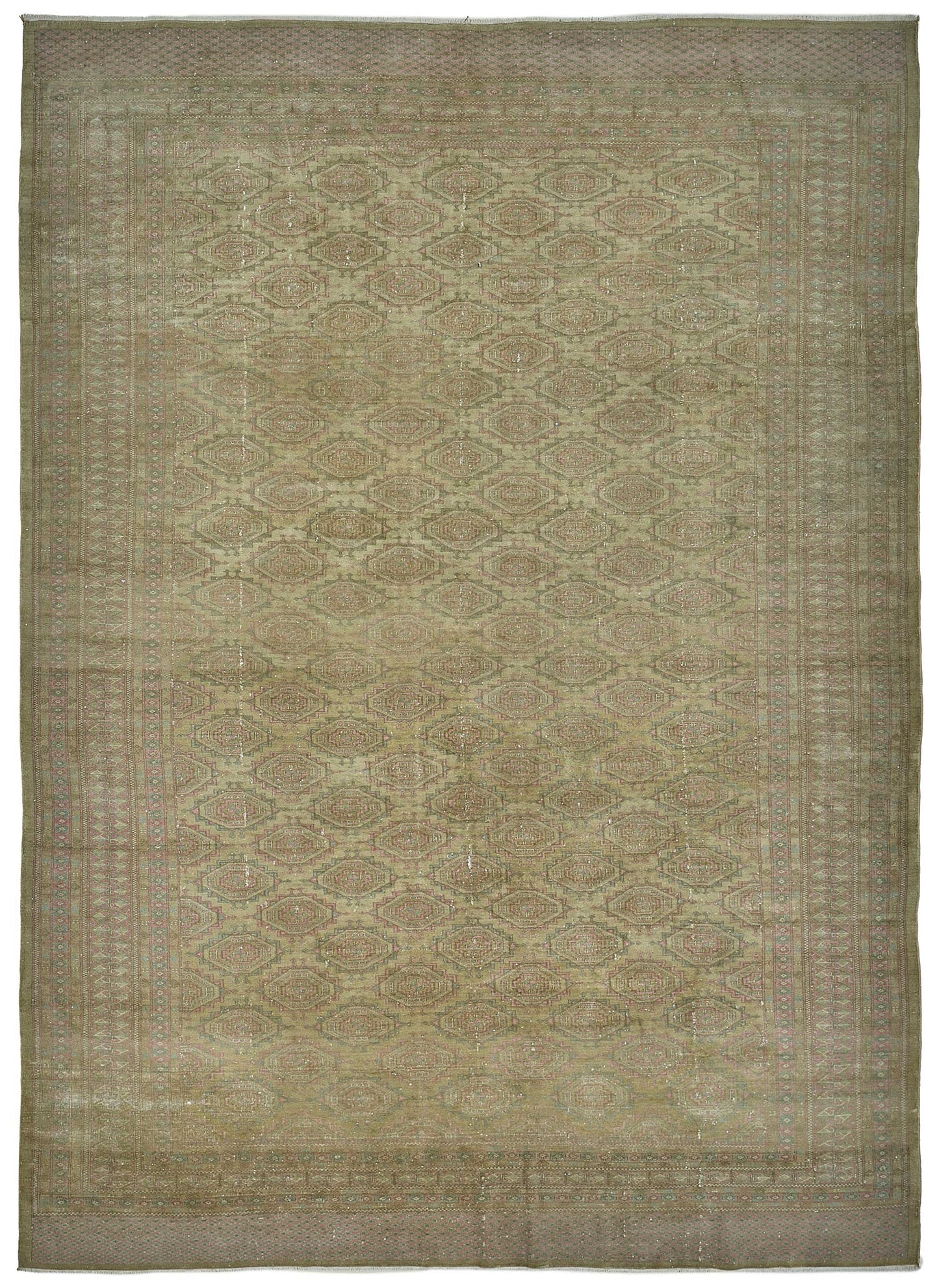 7x10 Hand-Knotted Vintage Rug - 51018