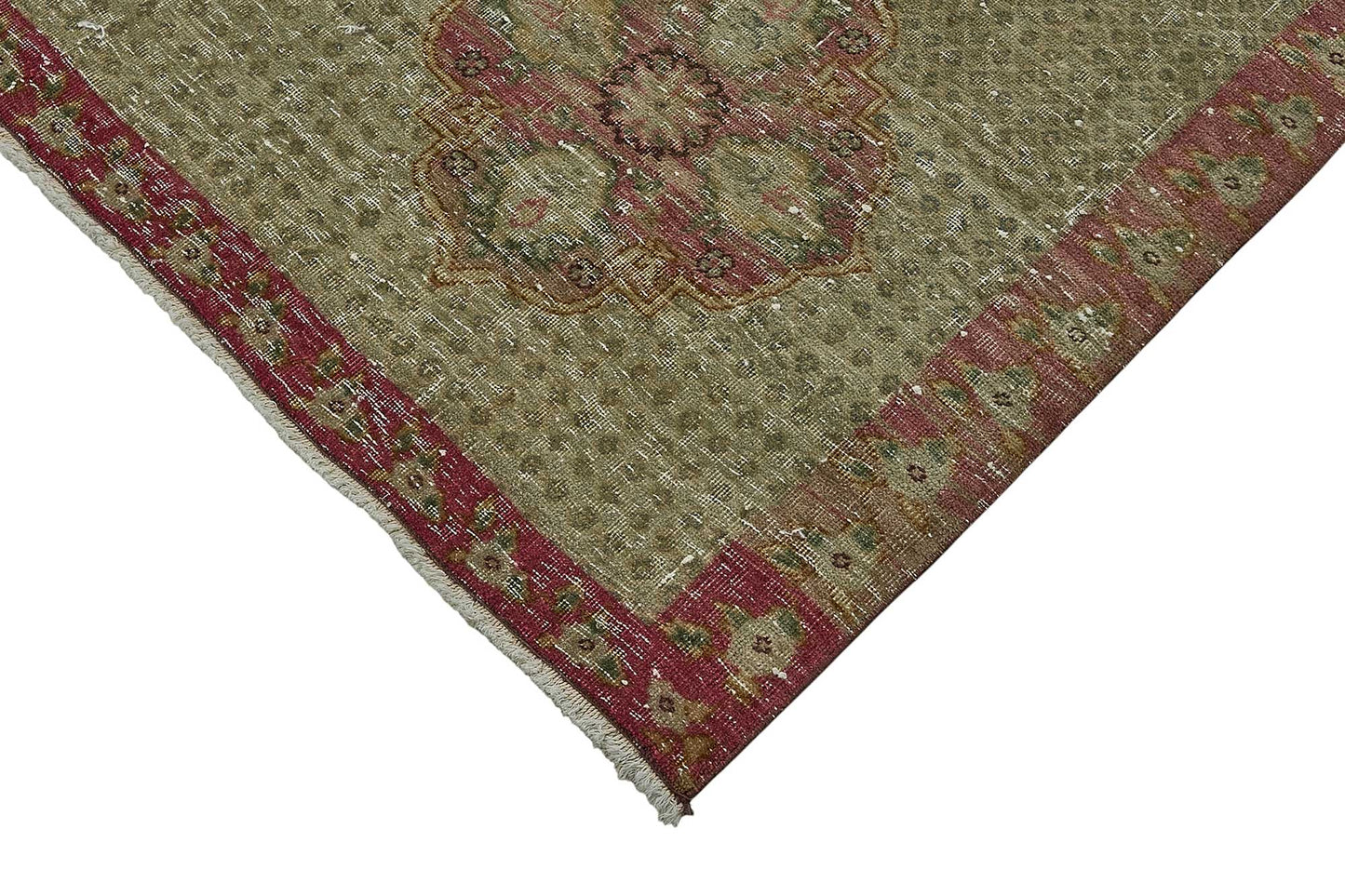 7x10 Hand-Knotted Vintage Rug - 51023