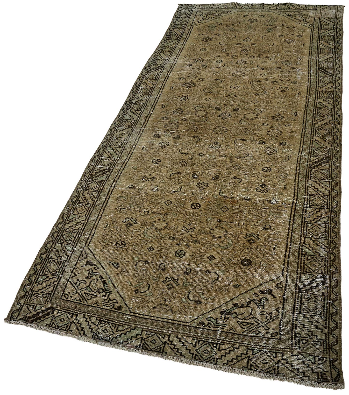 3x10 Hand-Knotted Vintage Rug - 51024