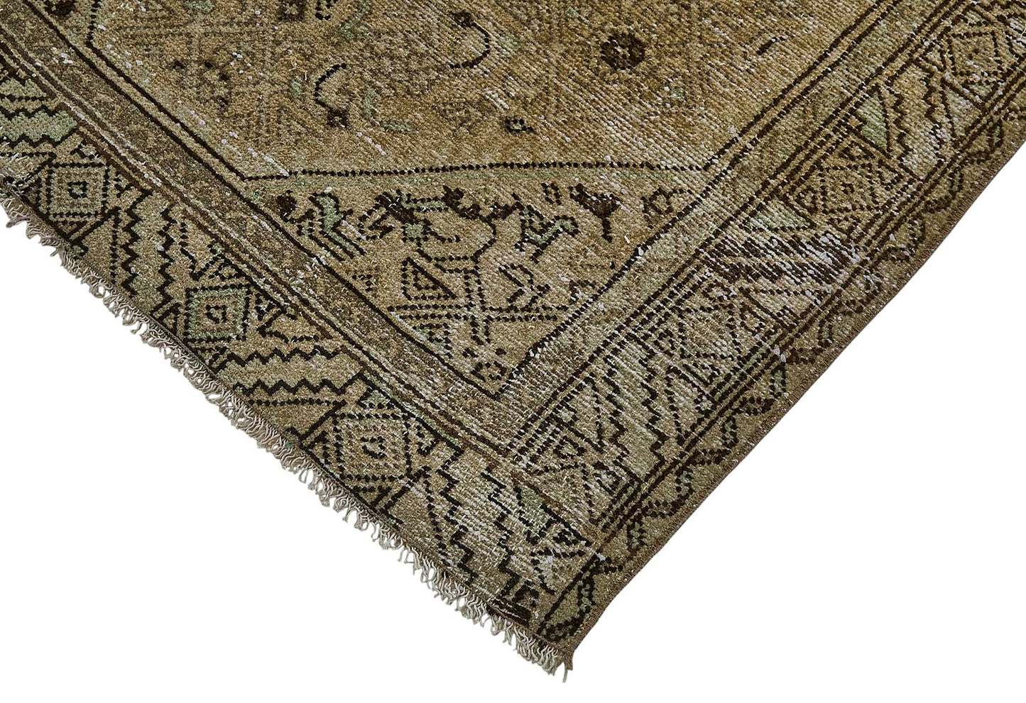 3x10 Hand-Knotted Vintage Rug - 51024
