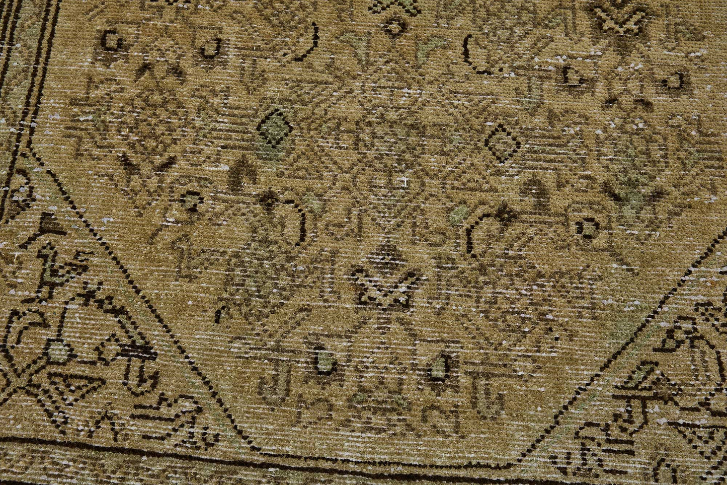3x10 Hand-Knotted Vintage Rug - 51024