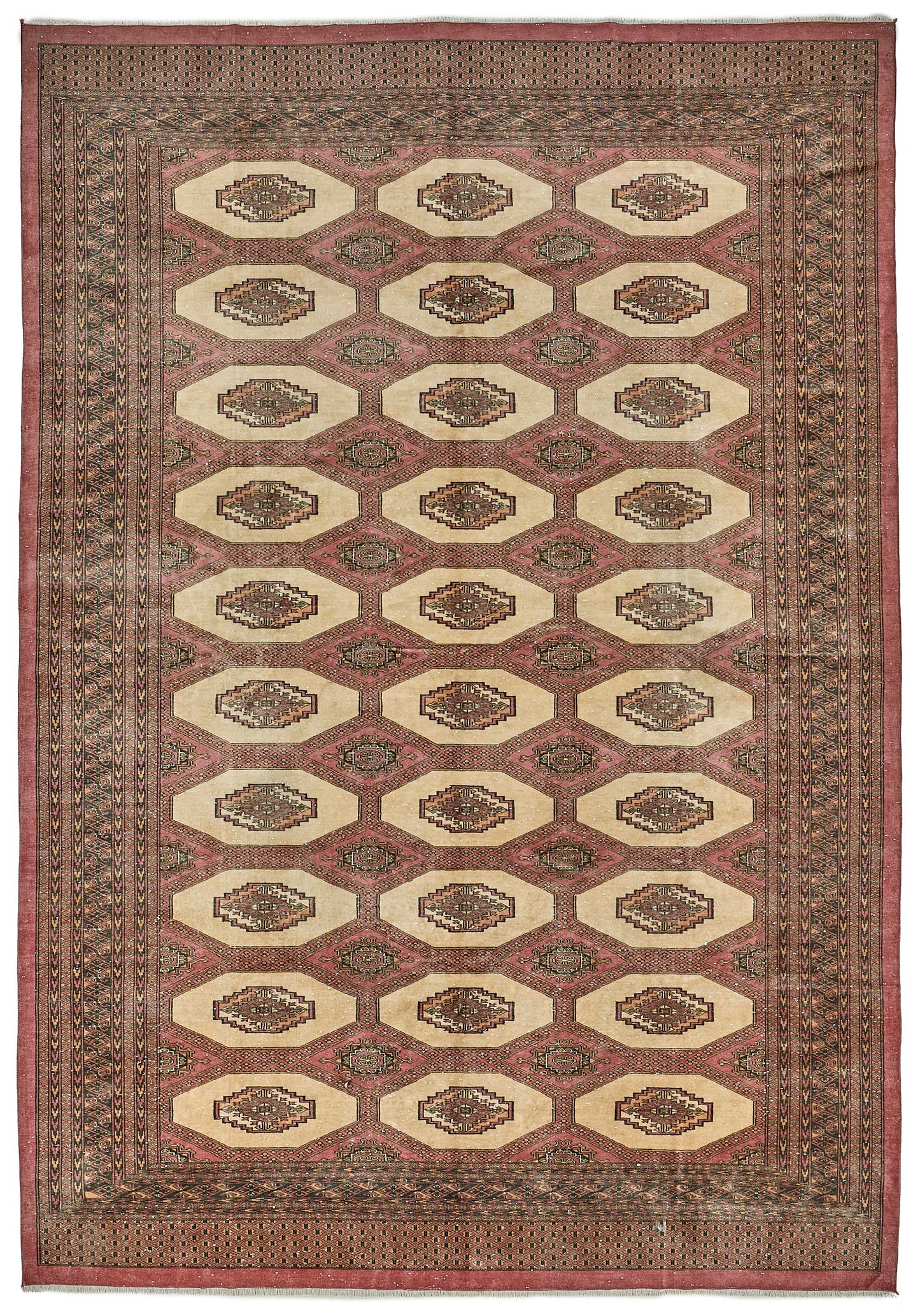 7x10 Hand-Knotted Vintage Rug - 51026