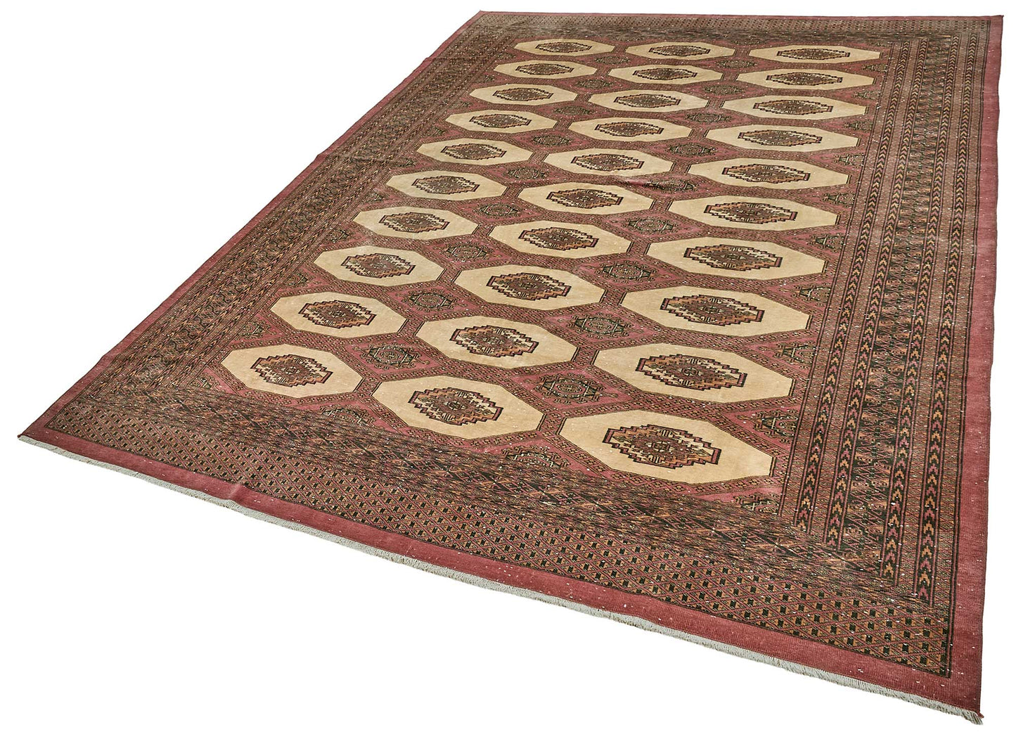 7x10 Hand-Knotted Vintage Rug - 51026