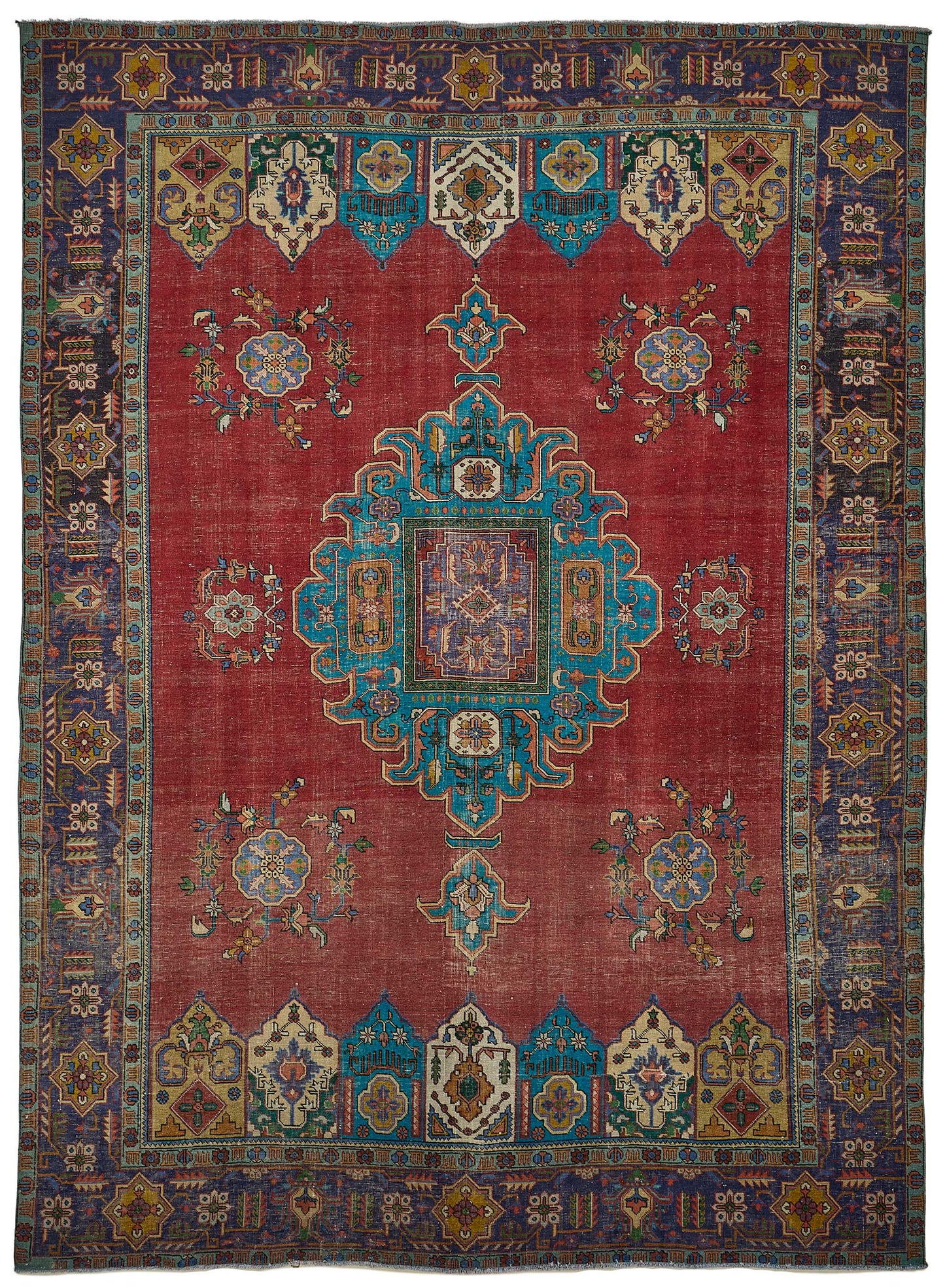 9x13 Hand-Knotted Vintage Rug - 51031
