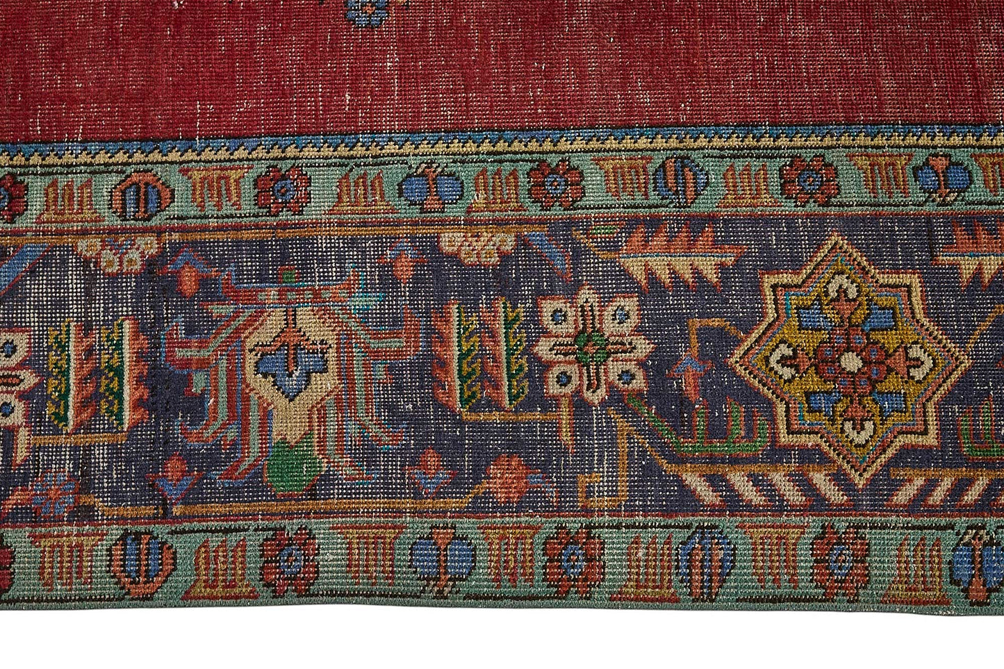 9x13 Hand-Knotted Vintage Rug - 51031