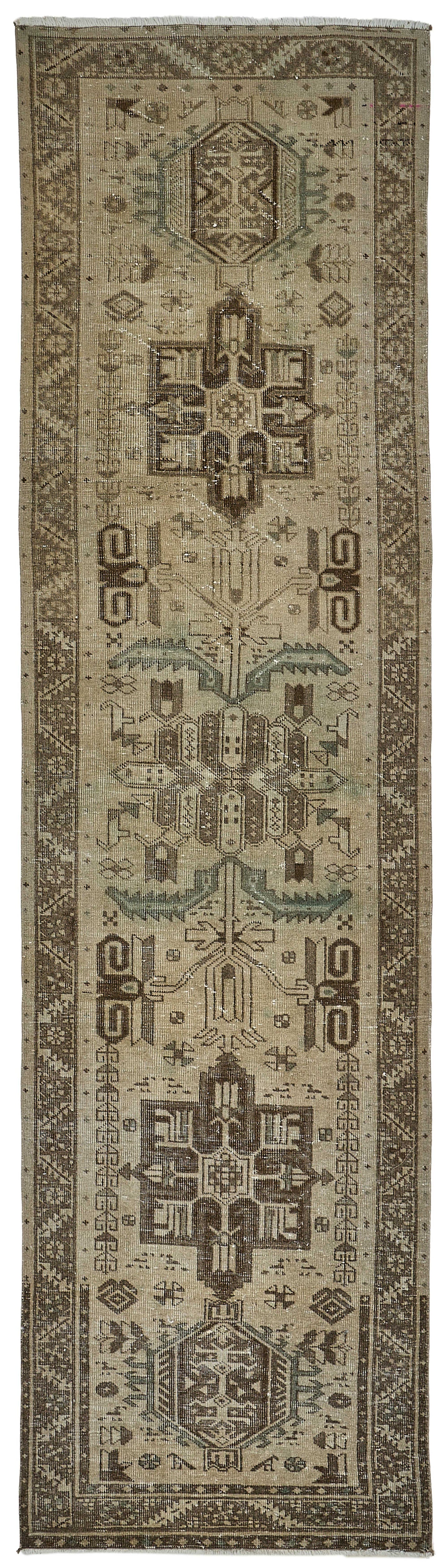 3x12 Hand-Knotted Vintage Rug - 51033