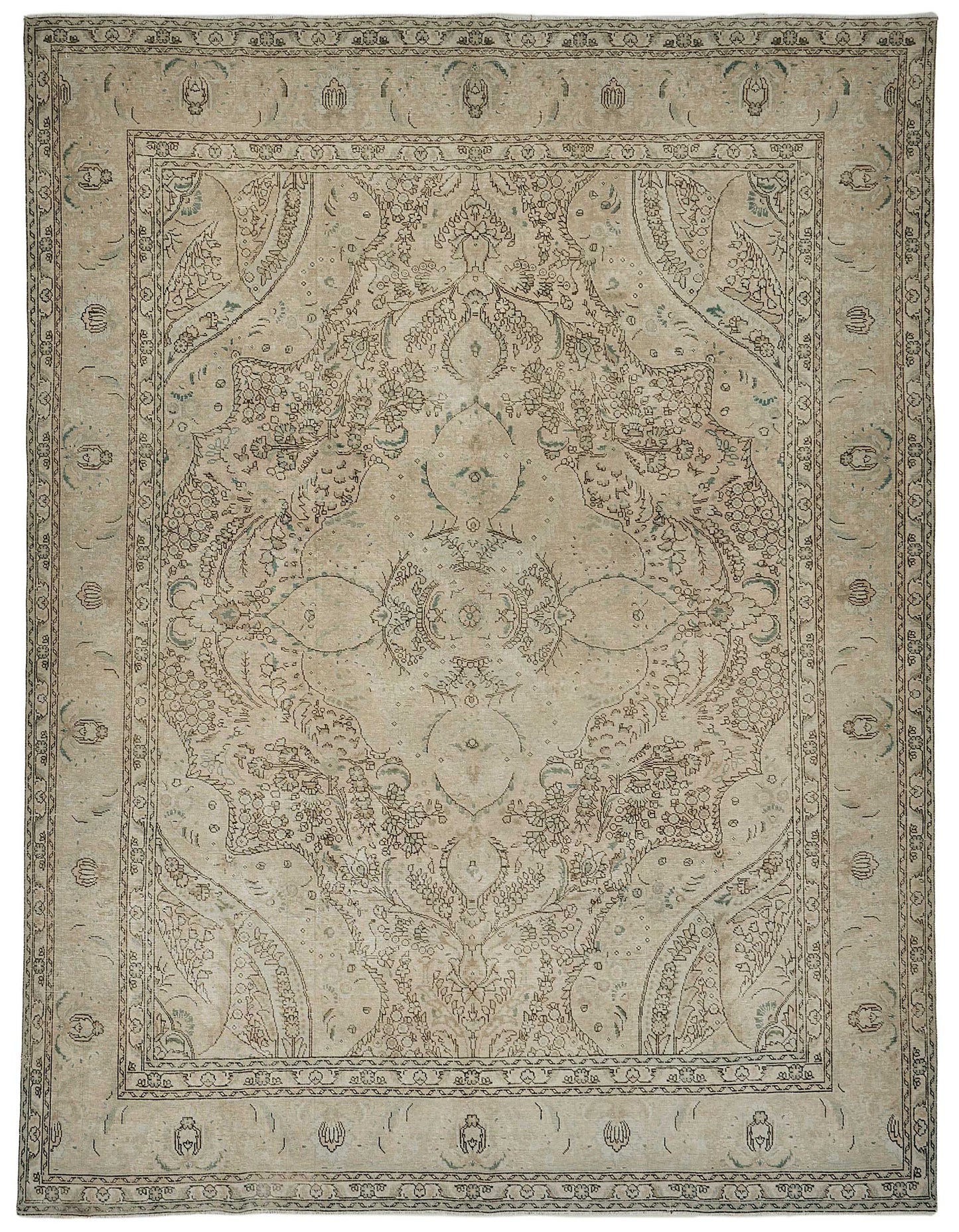 10x13 Hand-Knotted Vintage Rug - 51042