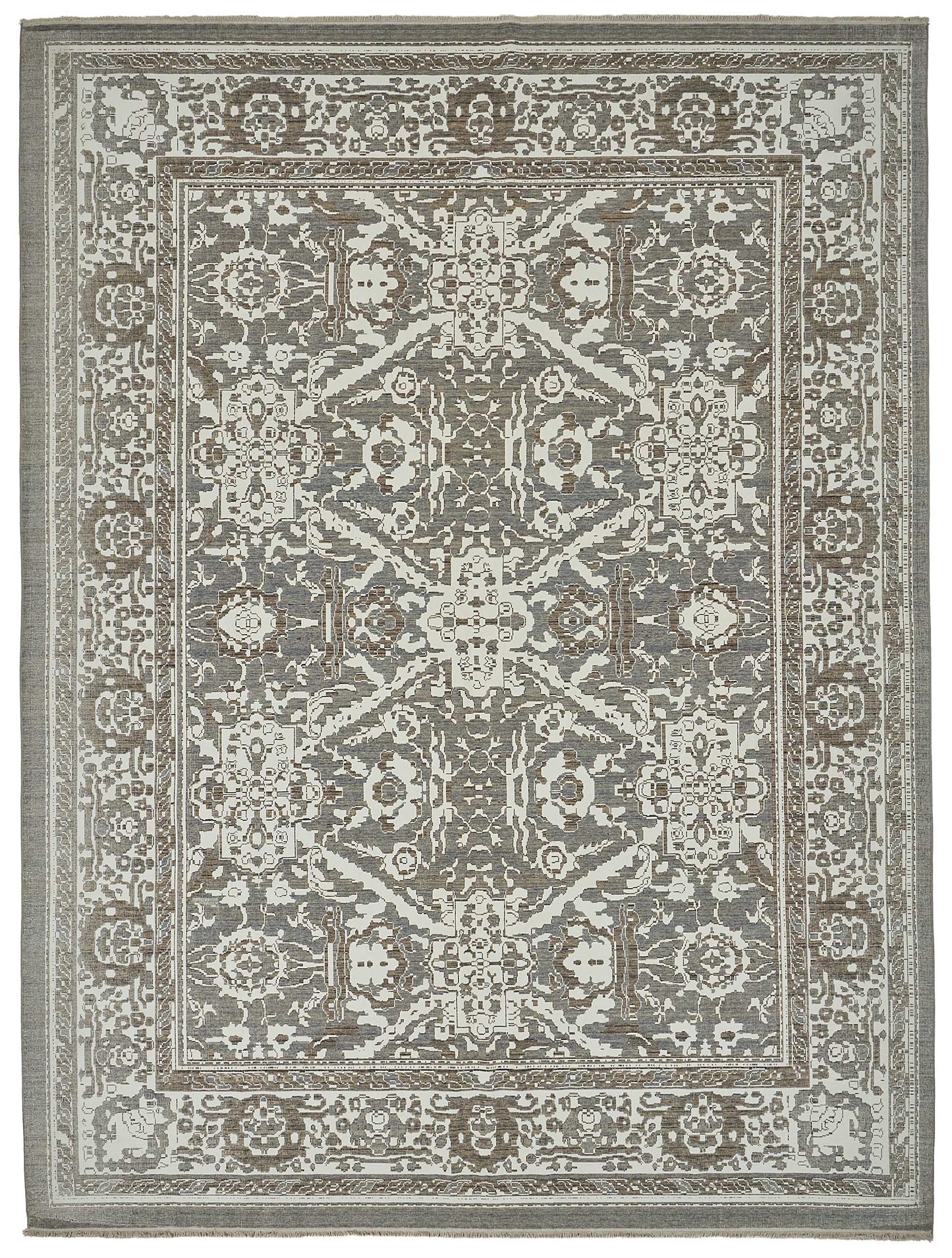 10x13 Hand-Loomed Oushak Rug - 51114
