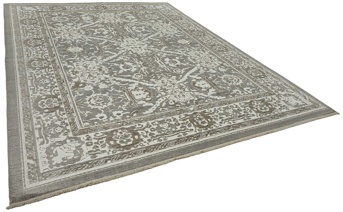 10x13 Hand-Loomed Oushak Rug - 51114