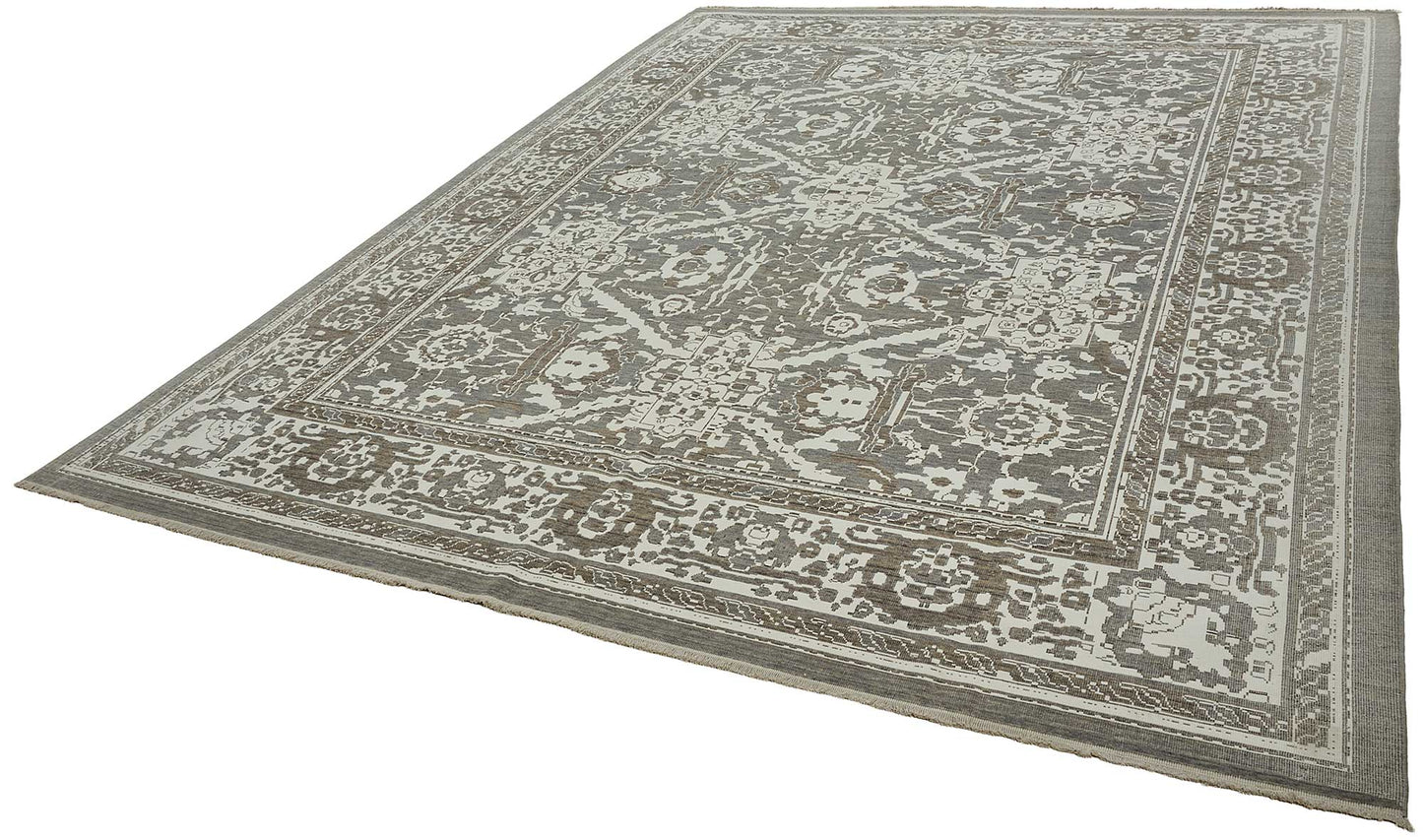 10x13 Hand-Loomed Oushak Rug - 51114