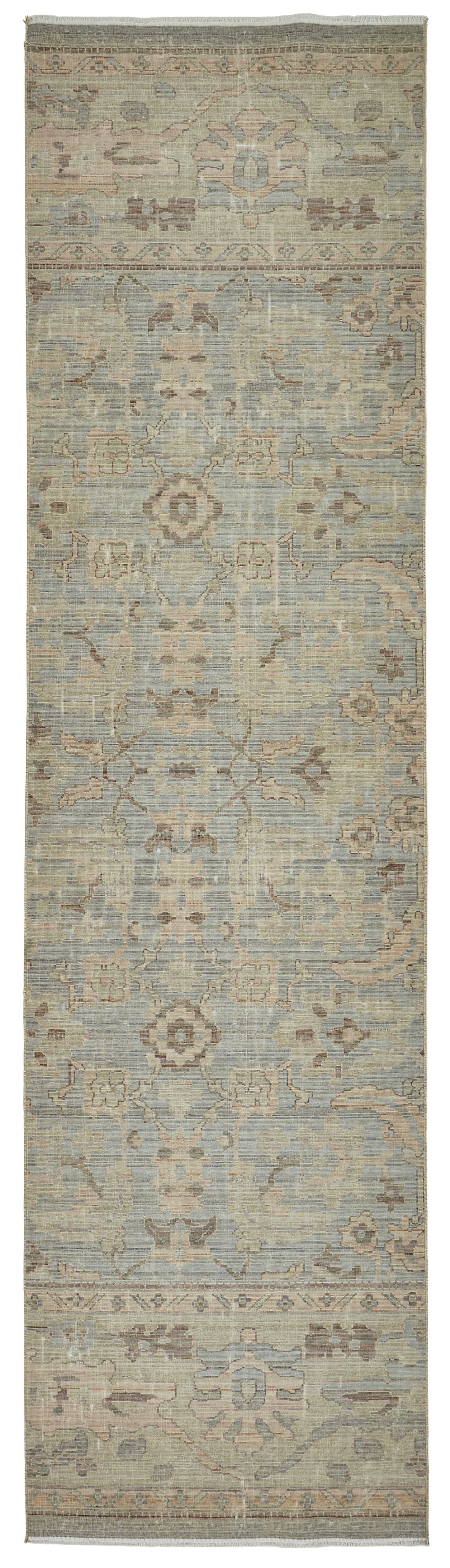 3x11 Hand-Loomed Oushak Rug - 51132