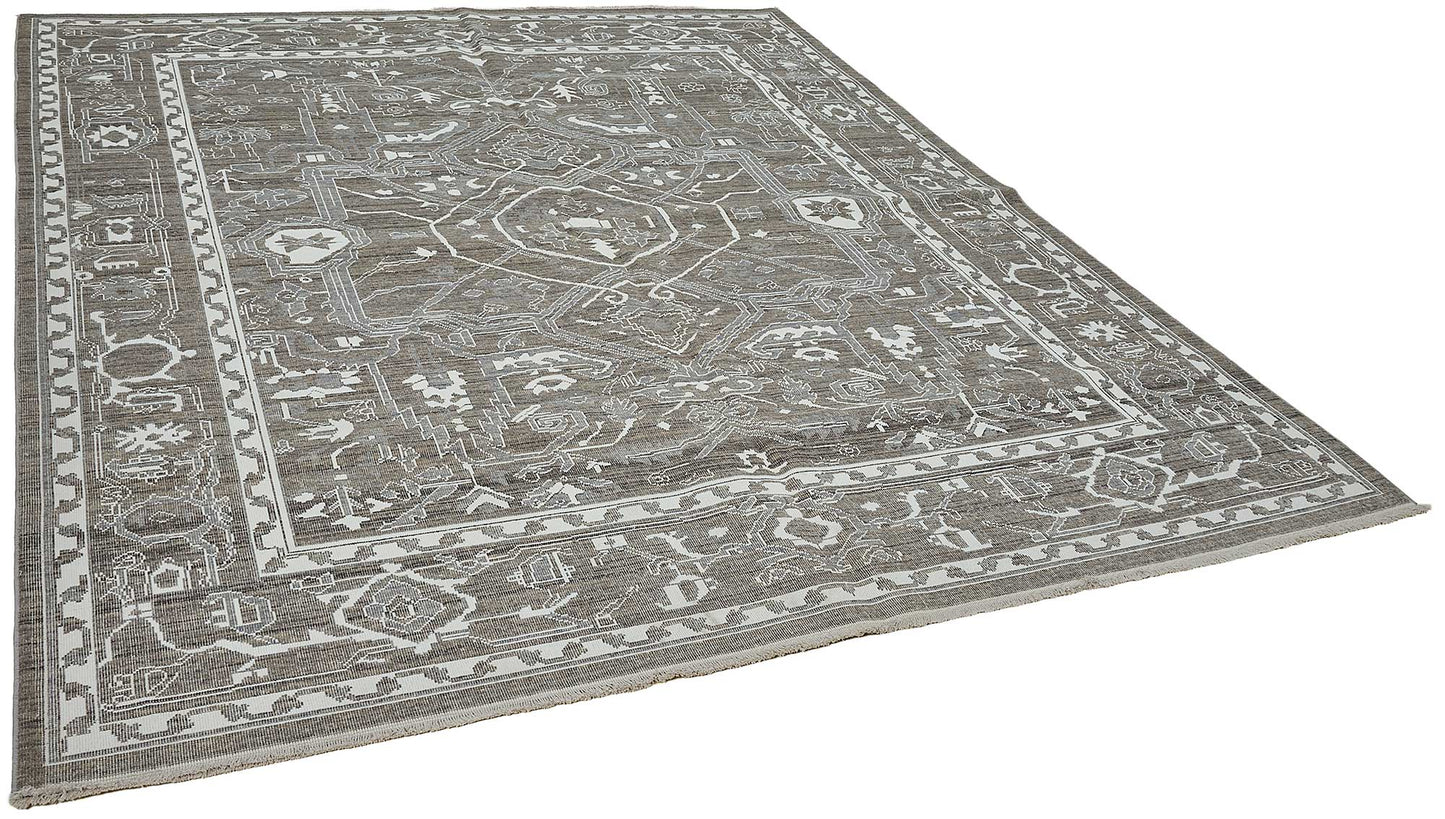 8x10 Hand-Loomed Oushak Rug - 51146