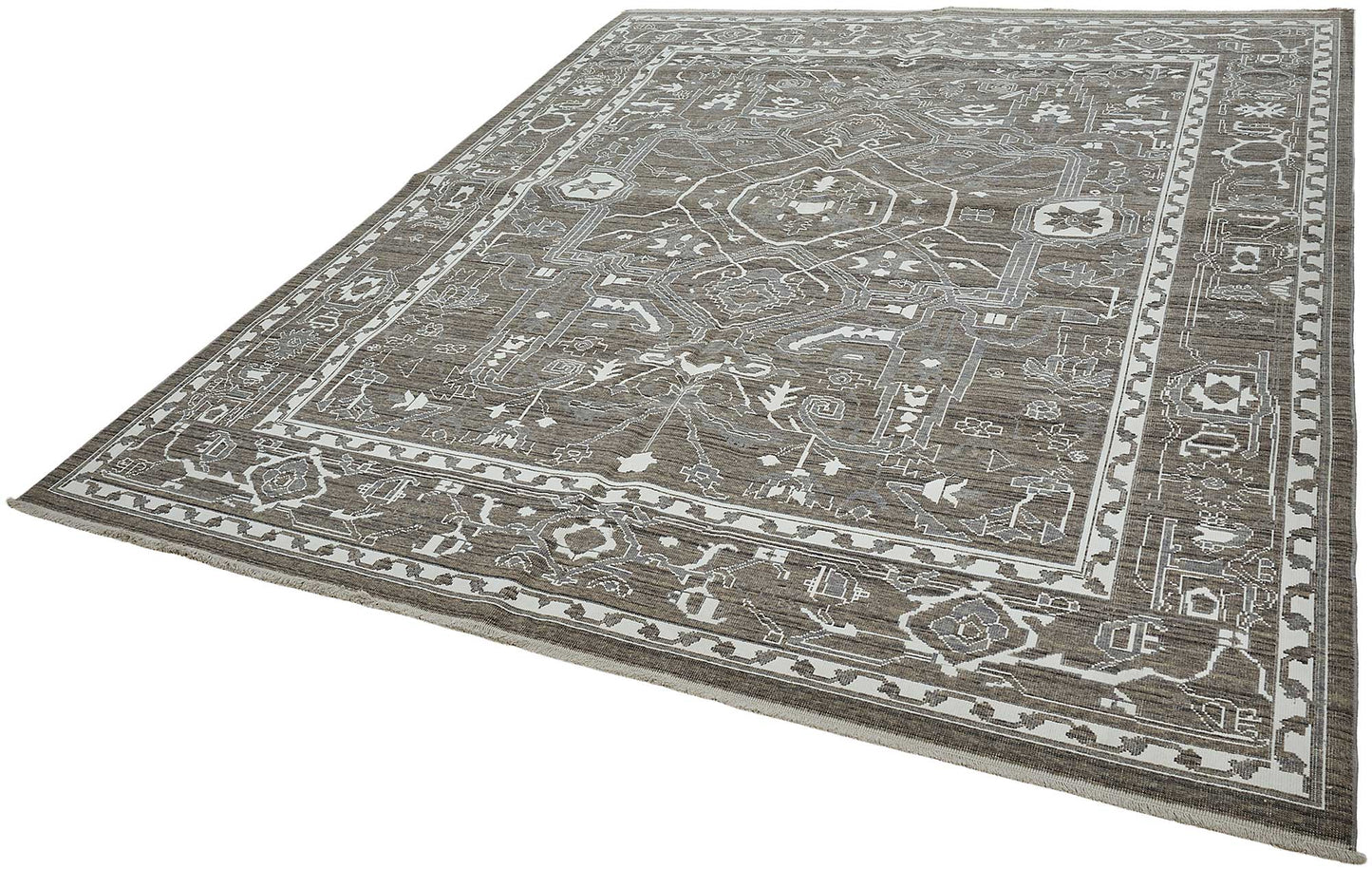 8x10 Hand-Loomed Oushak Rug - 51146