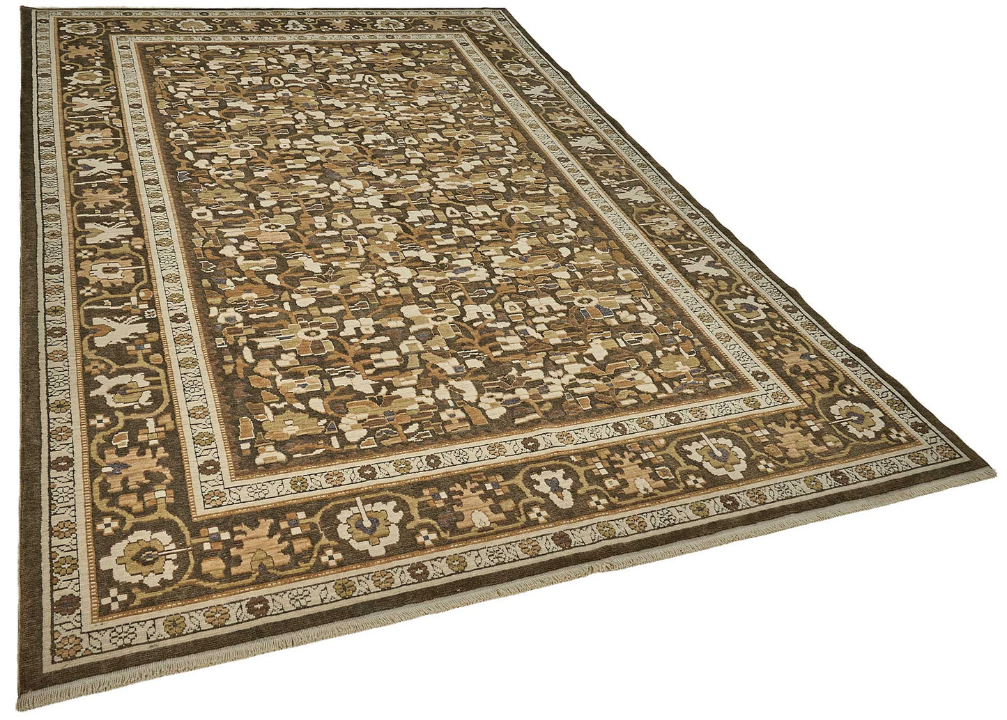 7x10 Hand-Loomed Oushak Rug - 51150