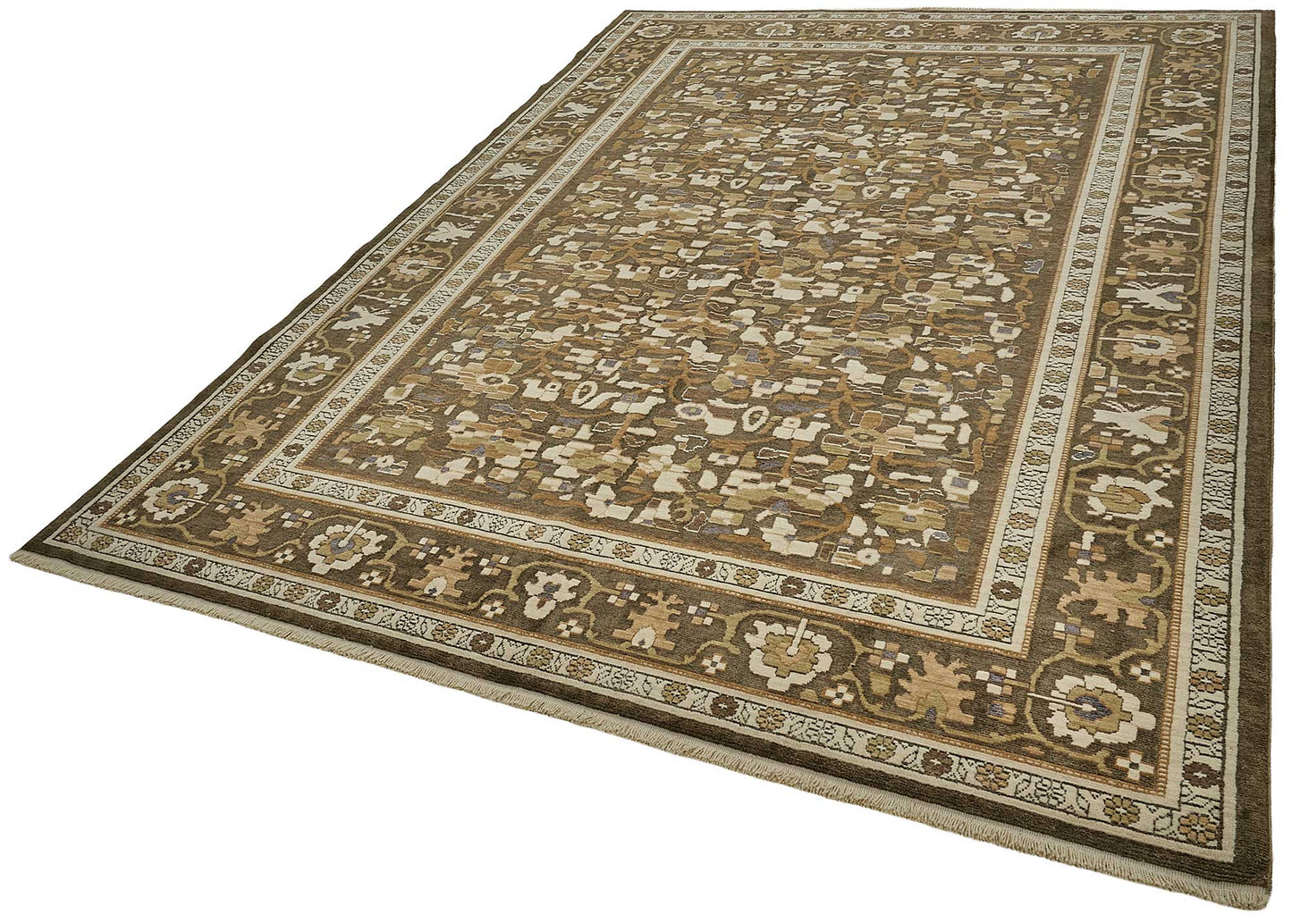 7x10 Hand-Loomed Oushak Rug - 51150