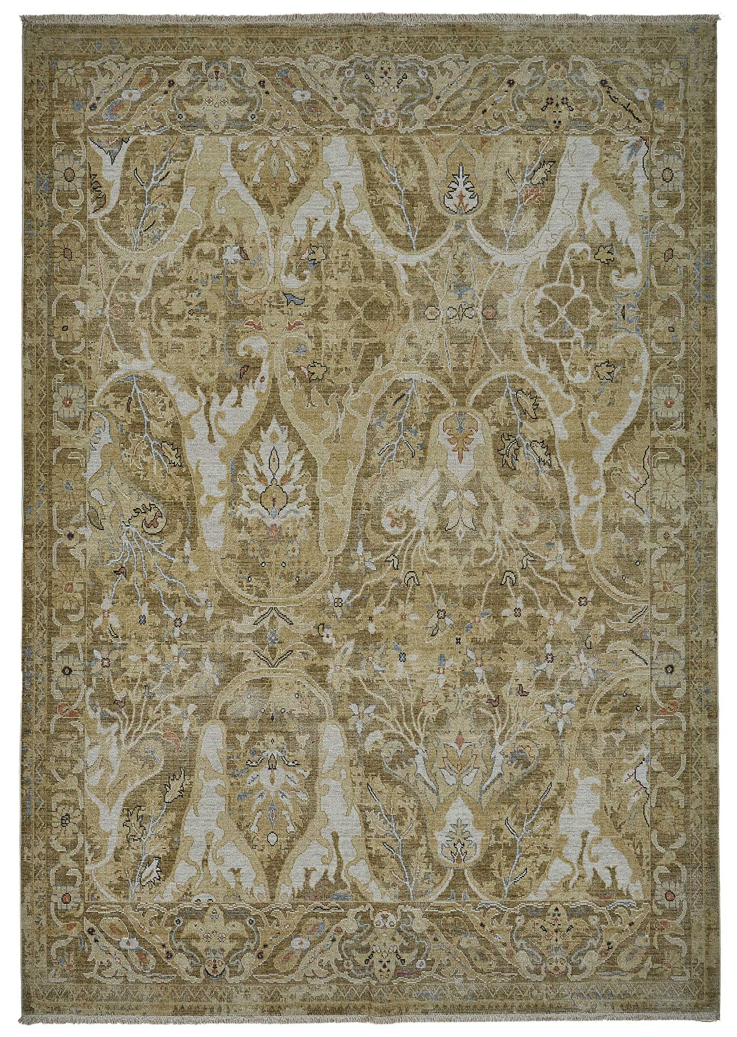 7x10 Hand-Loomed Oushak Rug - 51162