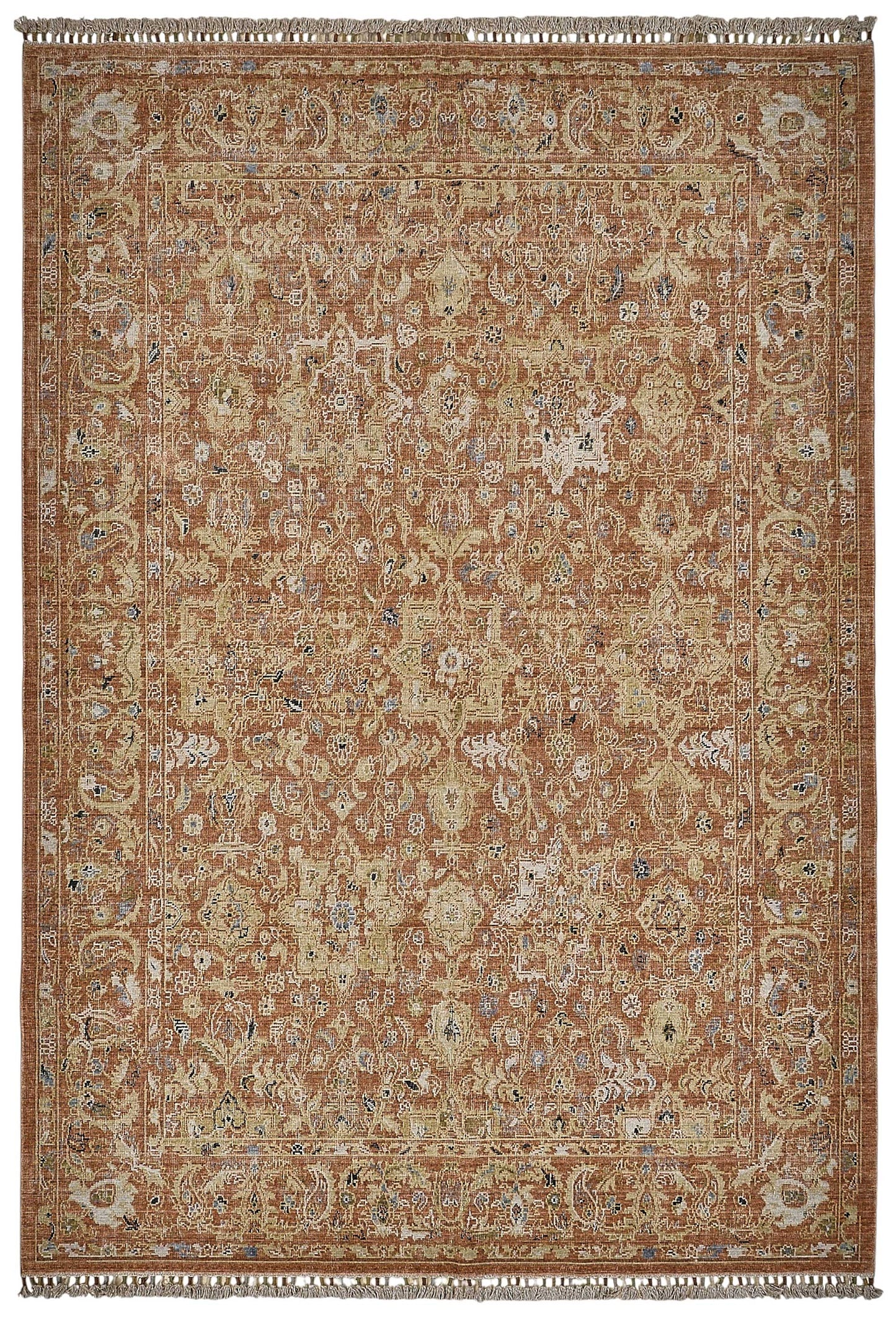 7x10 Hand-Loomed Oushak Rug - 51163