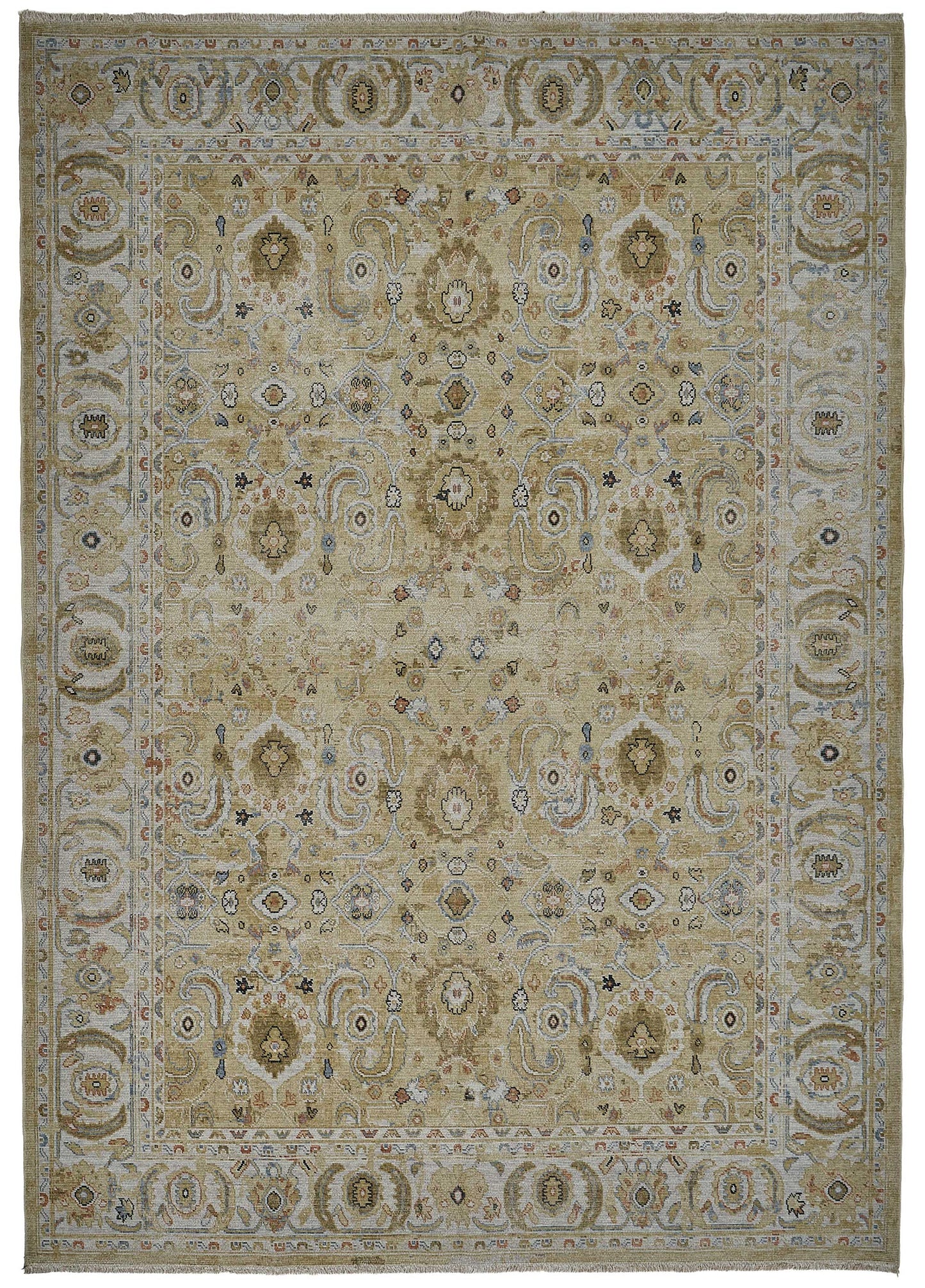 7x10 Hand-Loomed Oushak Rug - 51170