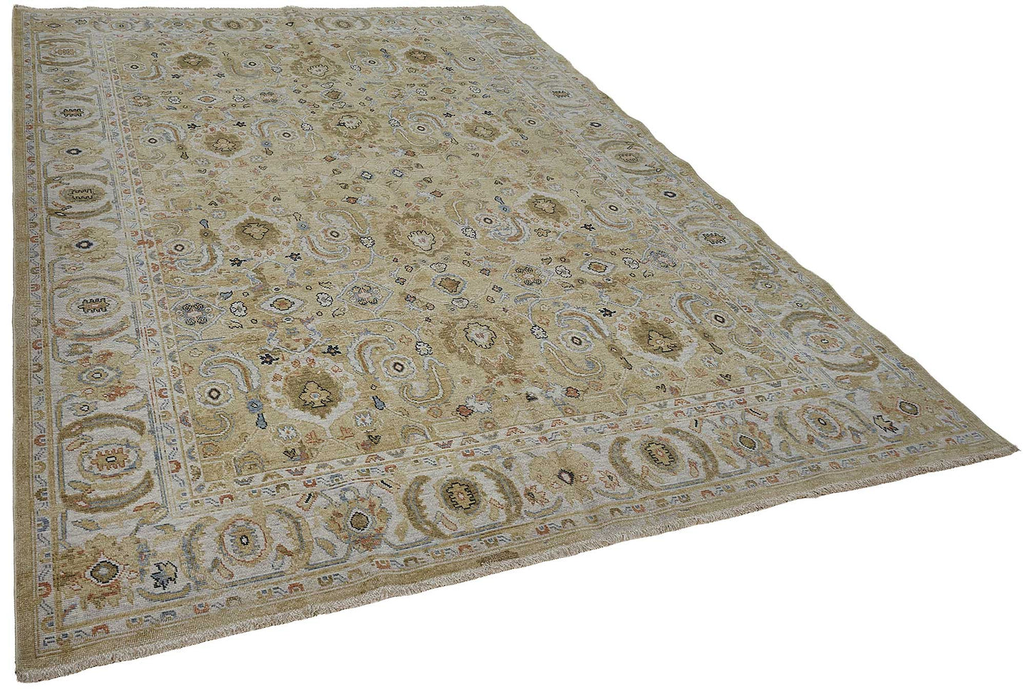 7x10 Hand-Loomed Oushak Rug - 51170