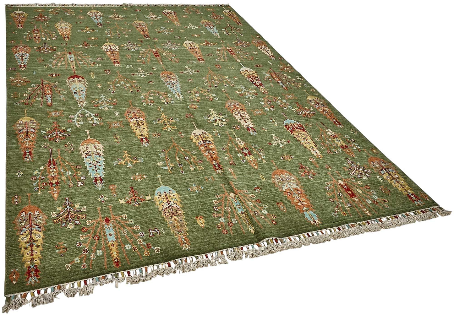 7x10 Hand-Loomed Oushak Rug - 51172