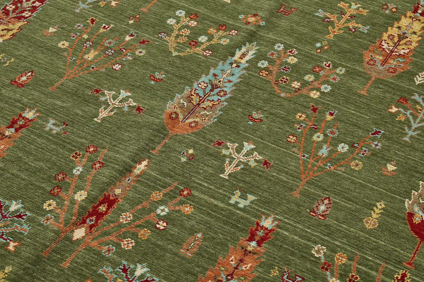 7x10 Hand-Loomed Oushak Rug - 51172