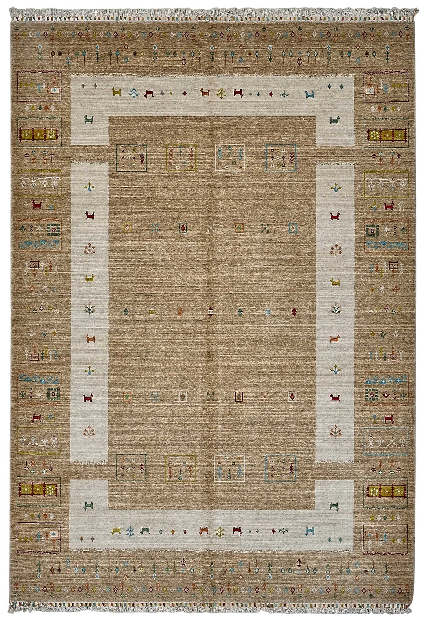 7x10 Hand-Loomed Oushak Rug - 51174