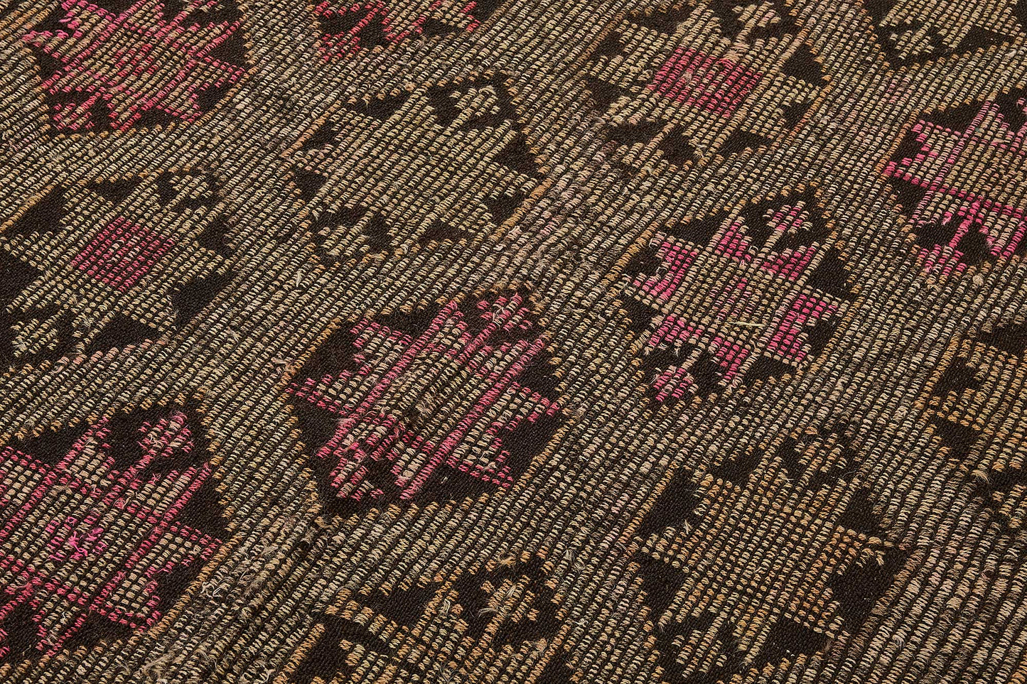 5x8 Vintage Turkish Cicim Kilim Rug - 51179