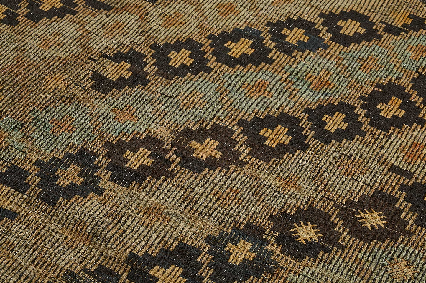 6x11 Vintage Turkish Cicim Kilim Rug - 51184