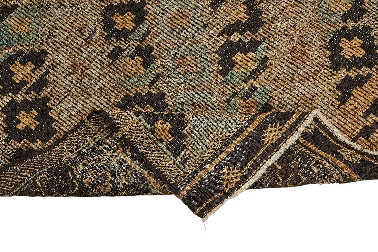6x11 Vintage Turkish Cicim Kilim Rug - 51184