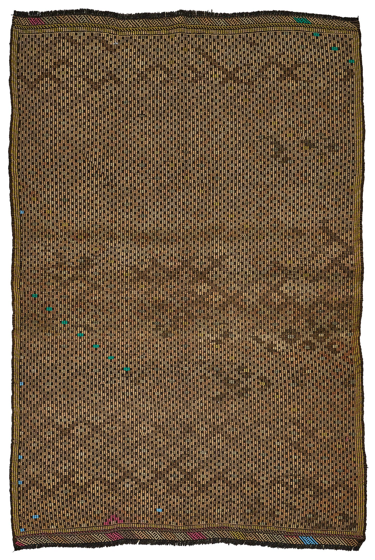 6x8 Vintage Turkish Cicim Kilim Rug - 51188