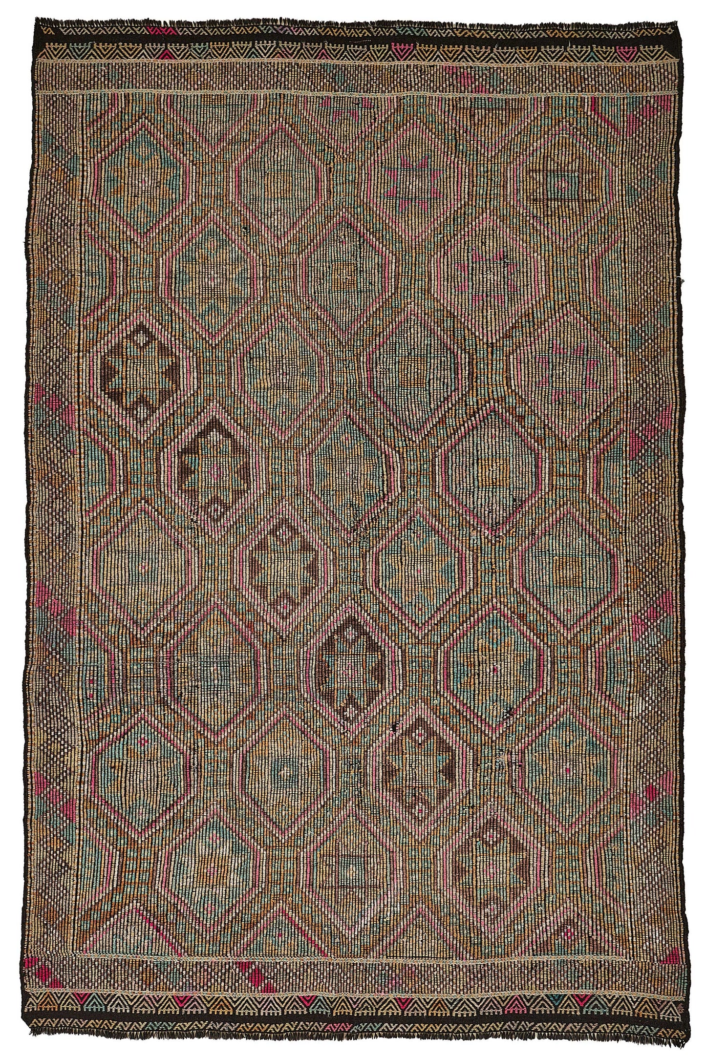 6x10 Vintage Turkish Cicim Kilim Rug - 51190