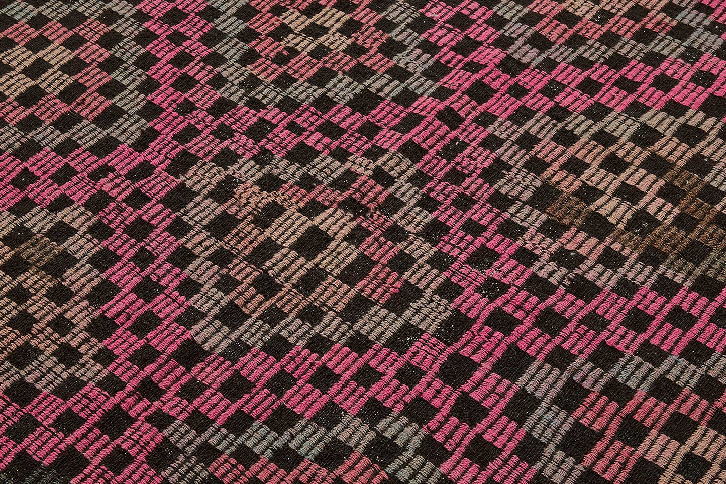 6x9 Vintage Turkish Cicim Kilim Rug - 51198