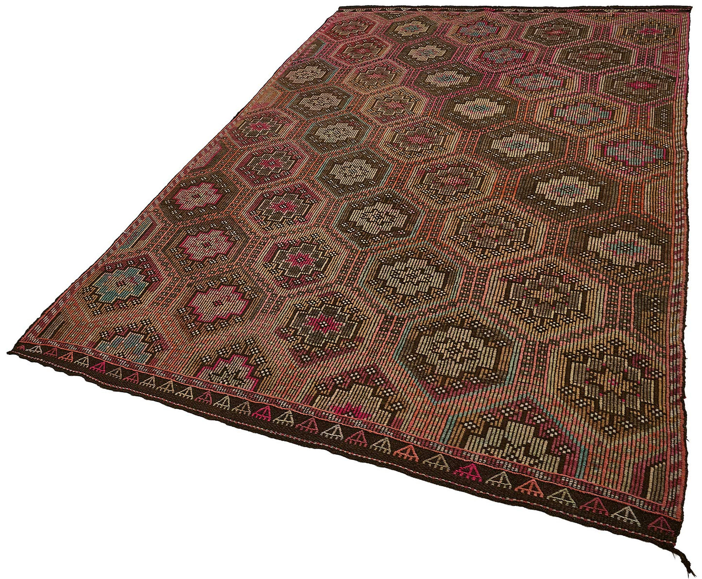 6x9 Vintage Turkish Cicim Kilim Rug - 51199