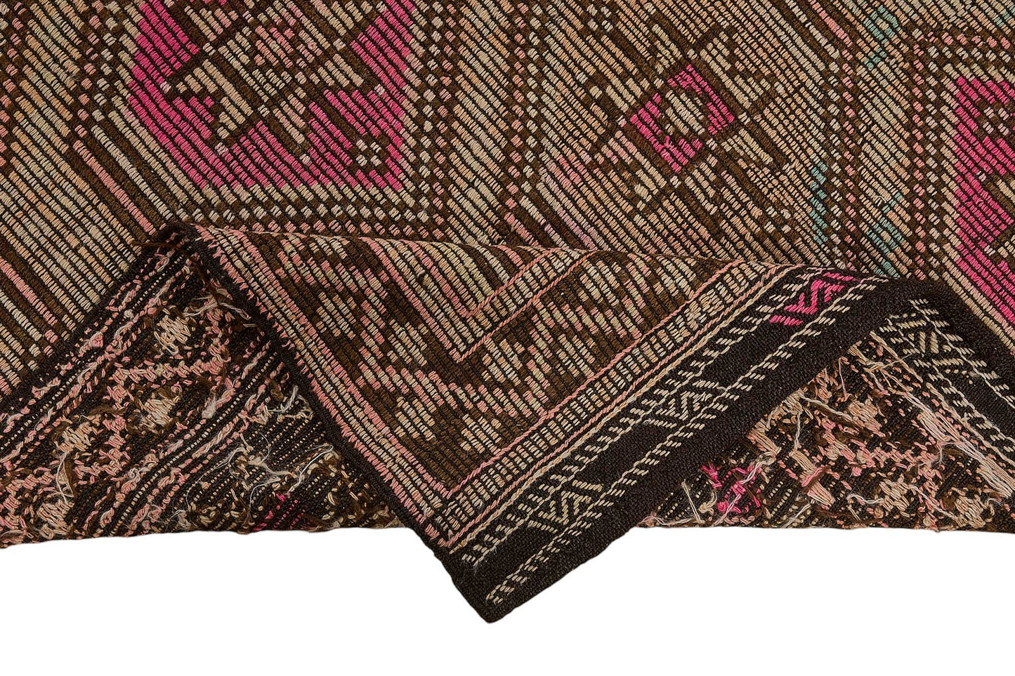 5x10 Vintage Turkish Cicim Kilim Rug - 51200