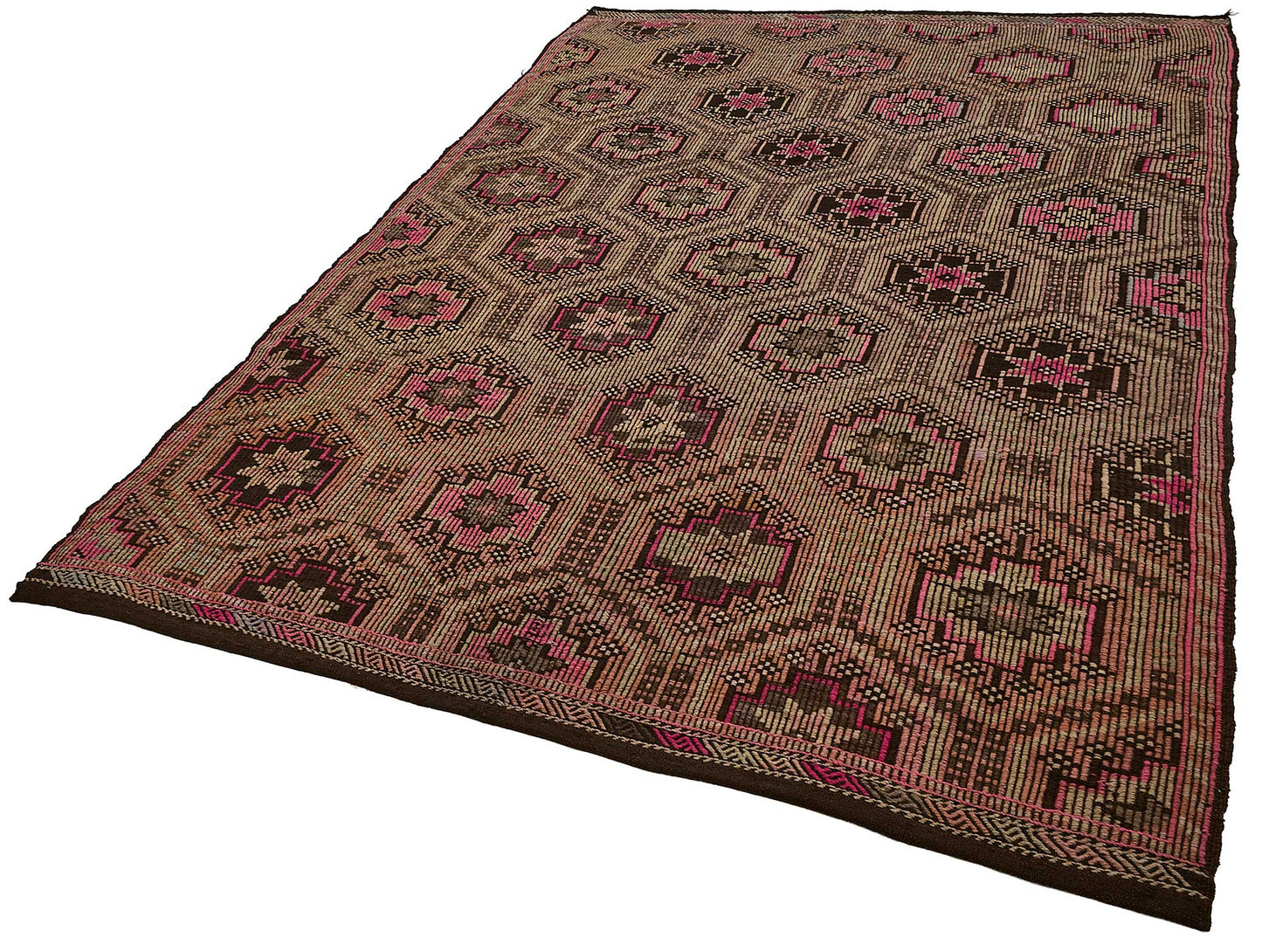 6x10 Vintage Turkish Cicim Kilim Rug - 51201