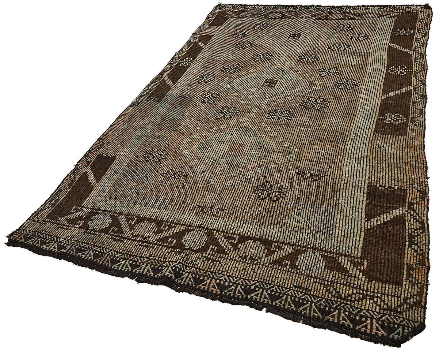 5x10 Vintage Turkish Cicim Kilim Rug - 51202