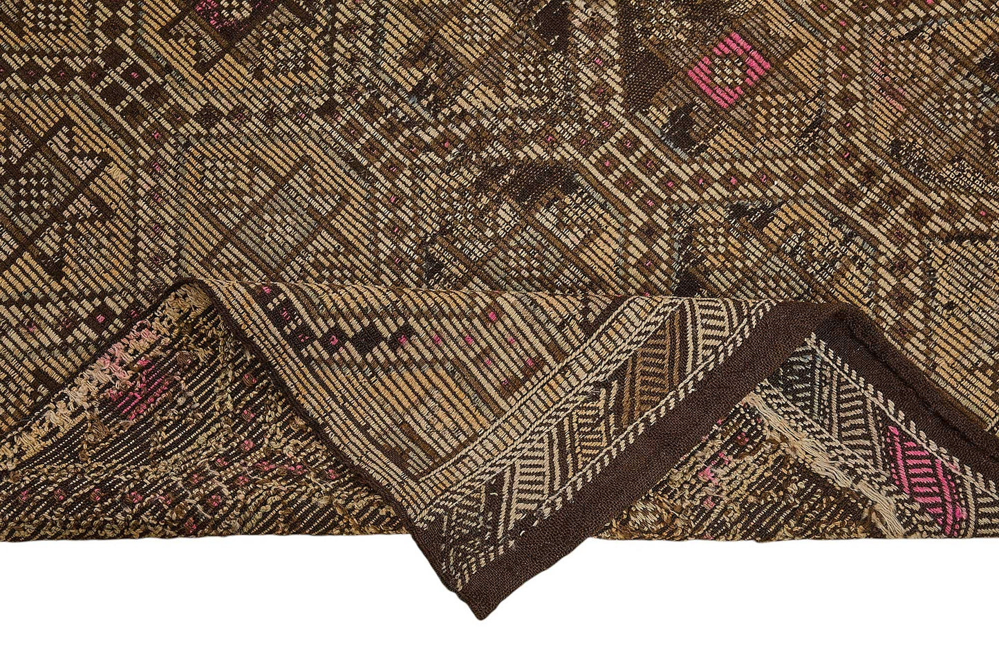 6x10 Vintage Turkish Cicim Kilim Rug - 51204