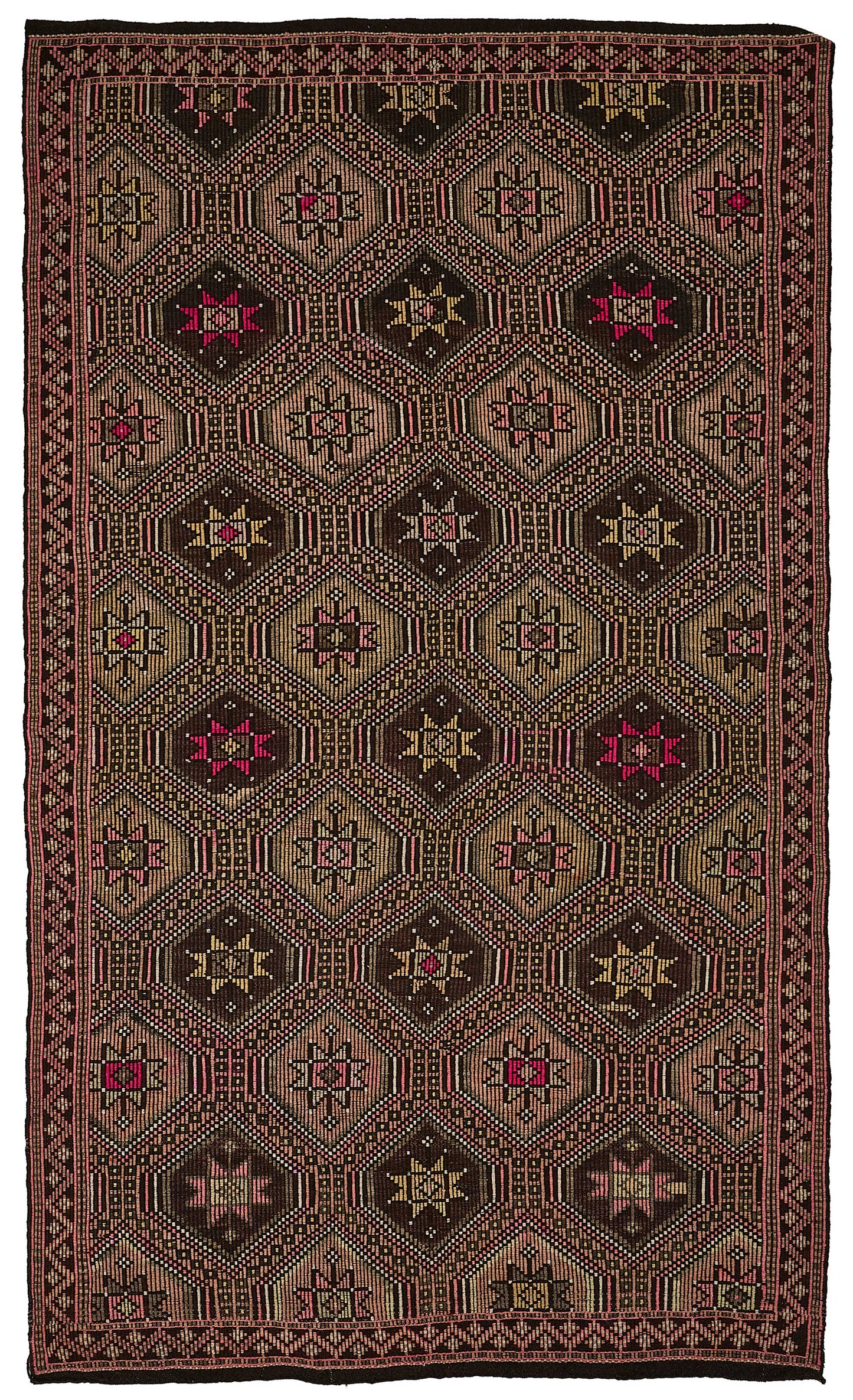 6x11 Vintage Turkish Cicim Kilim Rug - 51205