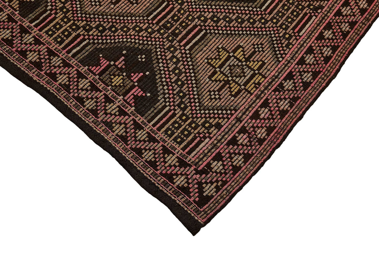 6x11 Vintage Turkish Cicim Kilim Rug - 51205