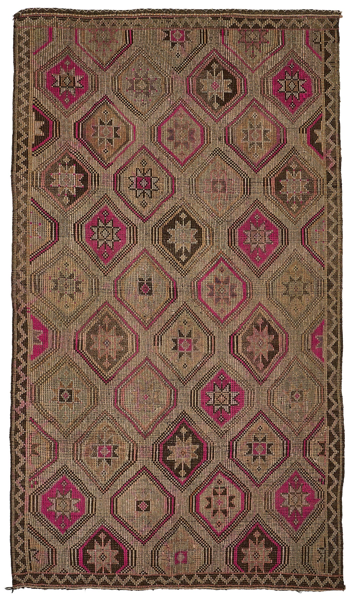 6x11 Vintage Turkish Cicim Kilim Rug - 51207