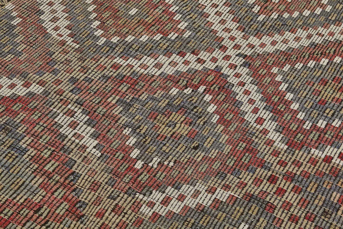 5x9 Vintage Turkish Cicim Kilim Rug - 51211