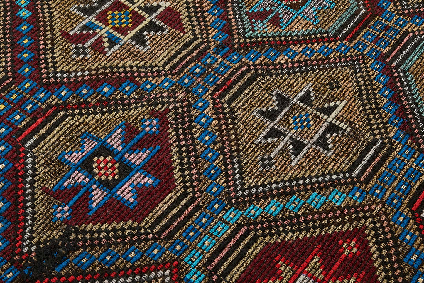 6x8 Vintage Turkish Cicim Kilim Rug - 51216